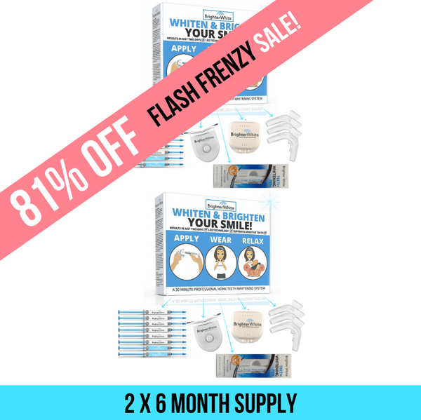 Best Friends Pack - 2 x Teeth Whitening Kit Value Pack + Whitening Pen