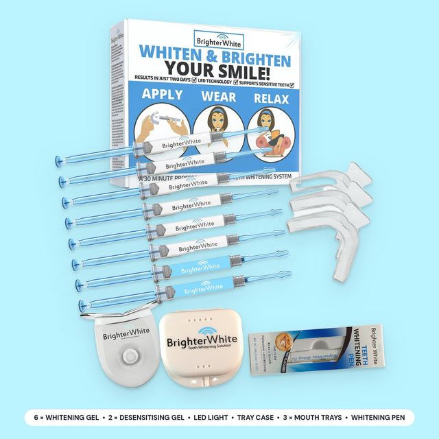 Teeth Whitening Kit Value Pack – 6 Month Supply + Free Pen