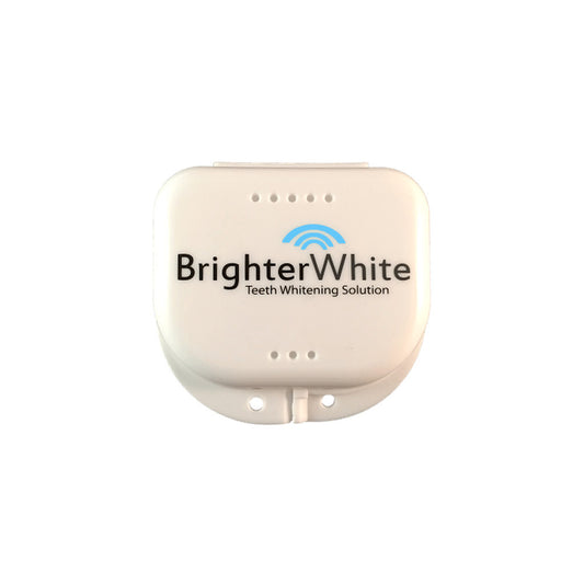 BrighterWhite sanitary storage case for teeth whitening mouth trays