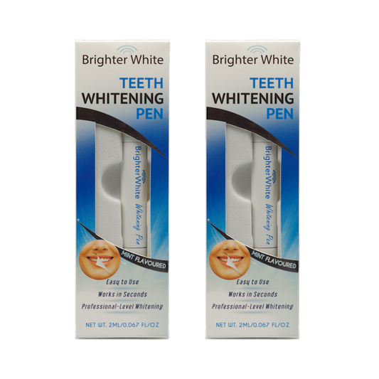 BrighterWhite Teeth Whitening Pen twin pack