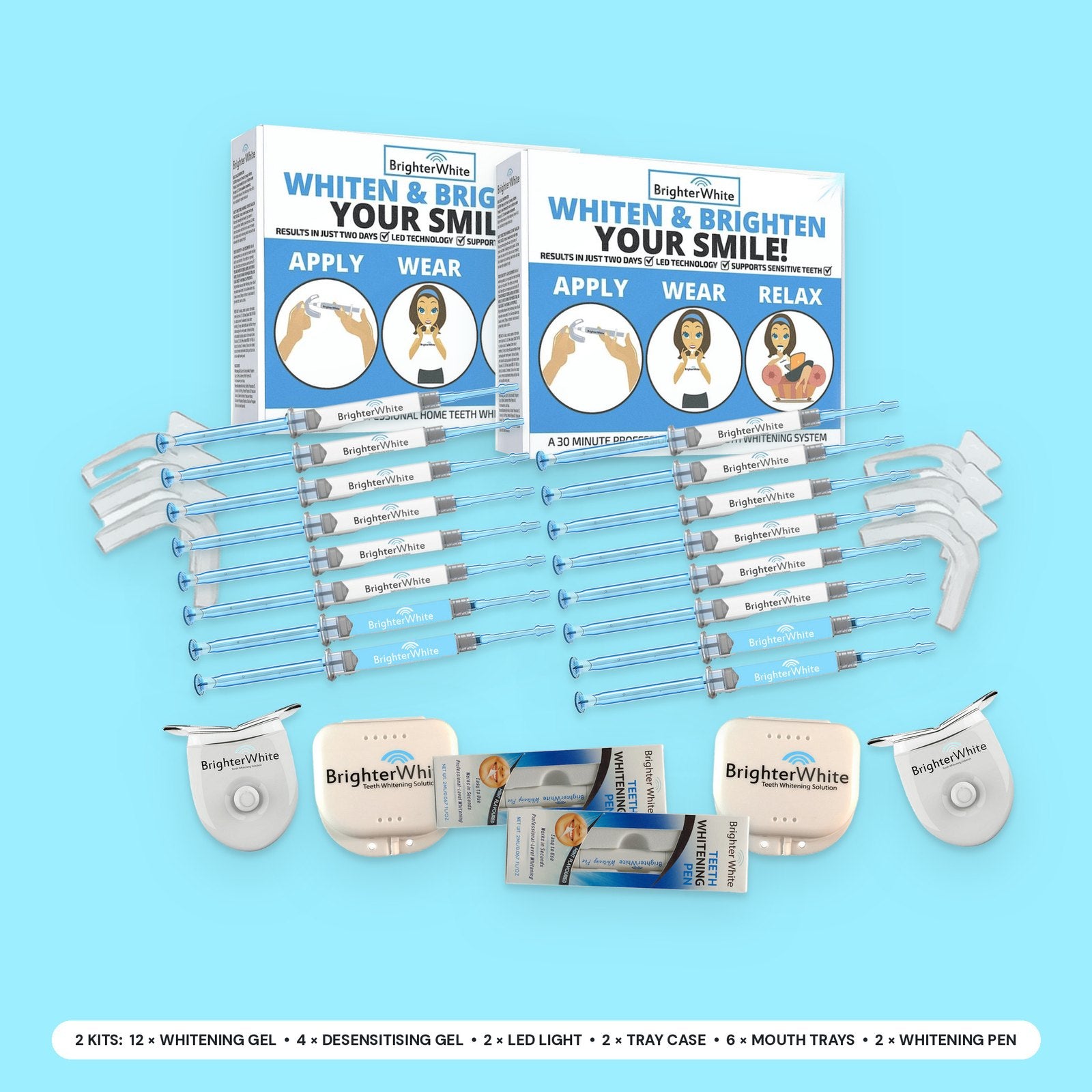 Best Friends Pack - 2 x Value Pack + 2 Free Whitening Pens