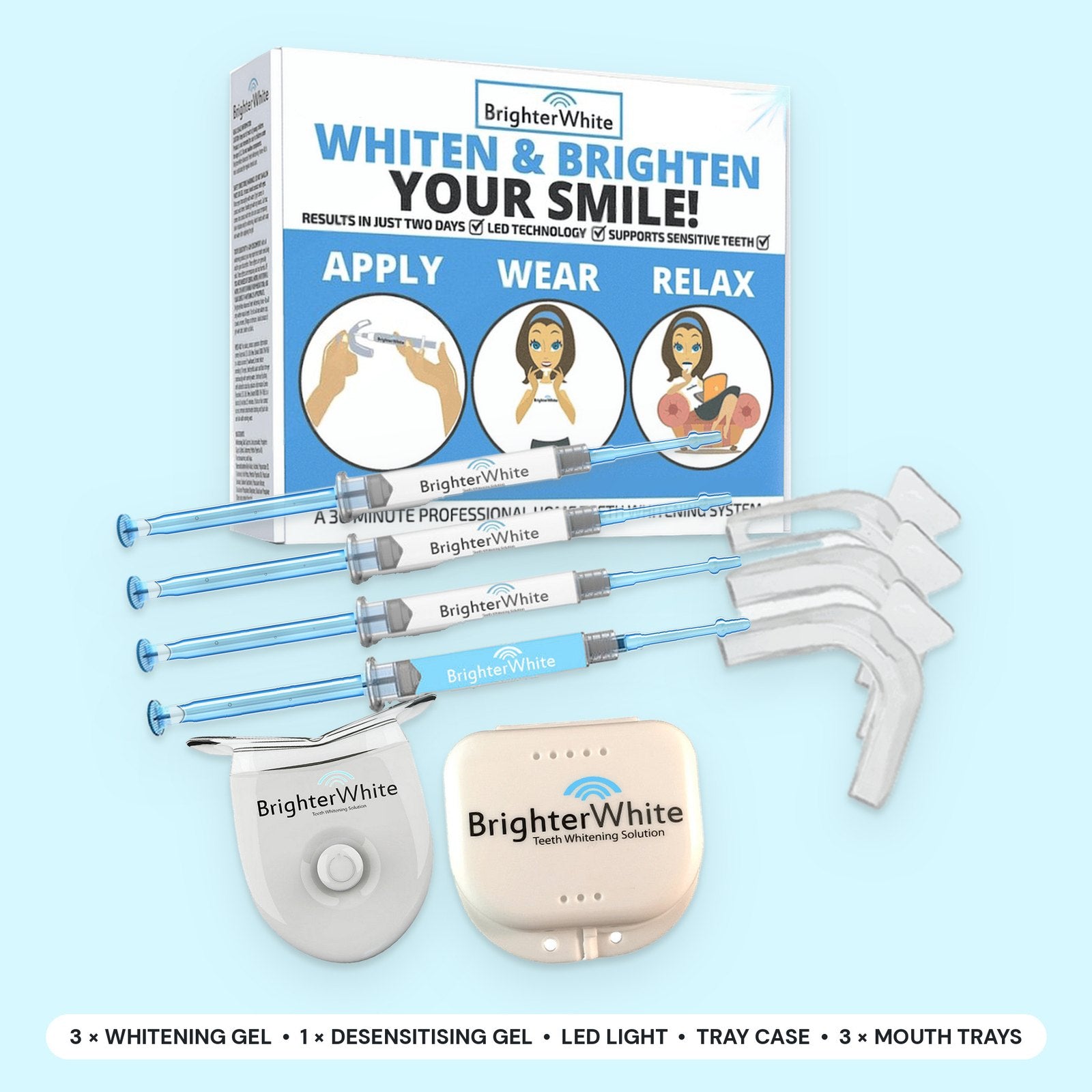 Teeth Whitening Kit - 3 Month Supply