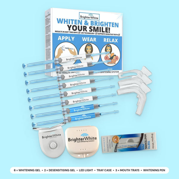 Teeth Whitening Kit Value Pack – 6 Month Supply + Free Pen